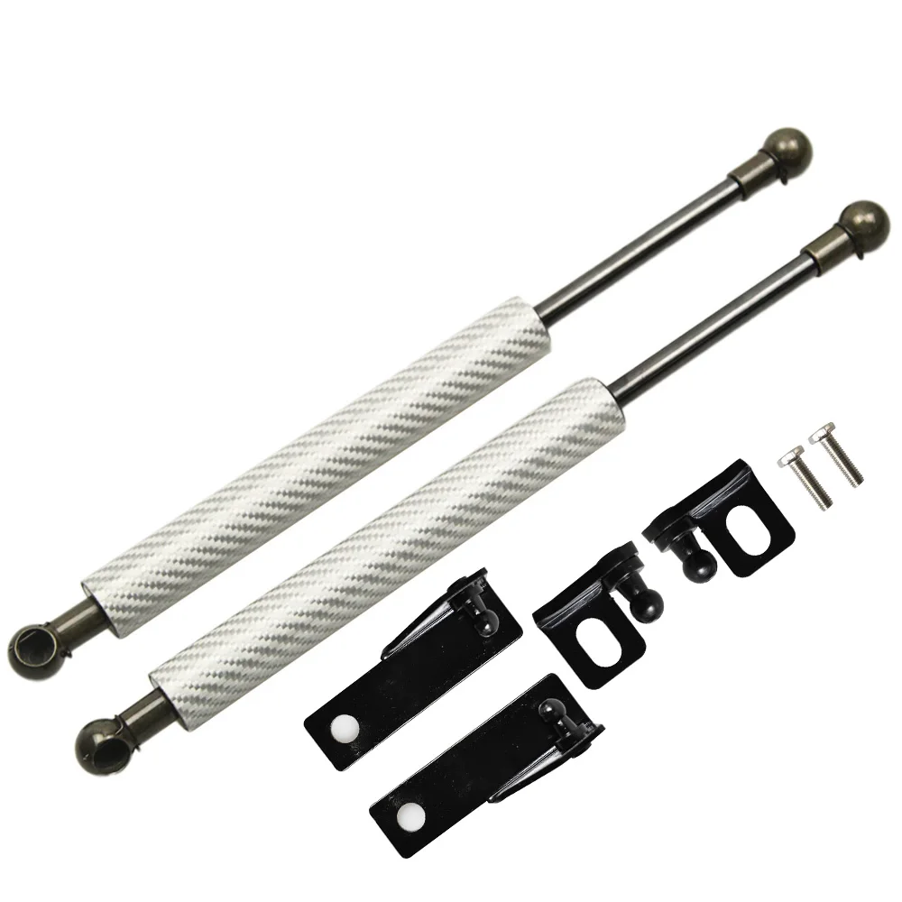 Cheap Resortes de Gas para capó de coche, soporte de elevación, amortiguador de resorte de Gas, fibra de carbono, estilo de coche, para Honda n box 2011 2017
