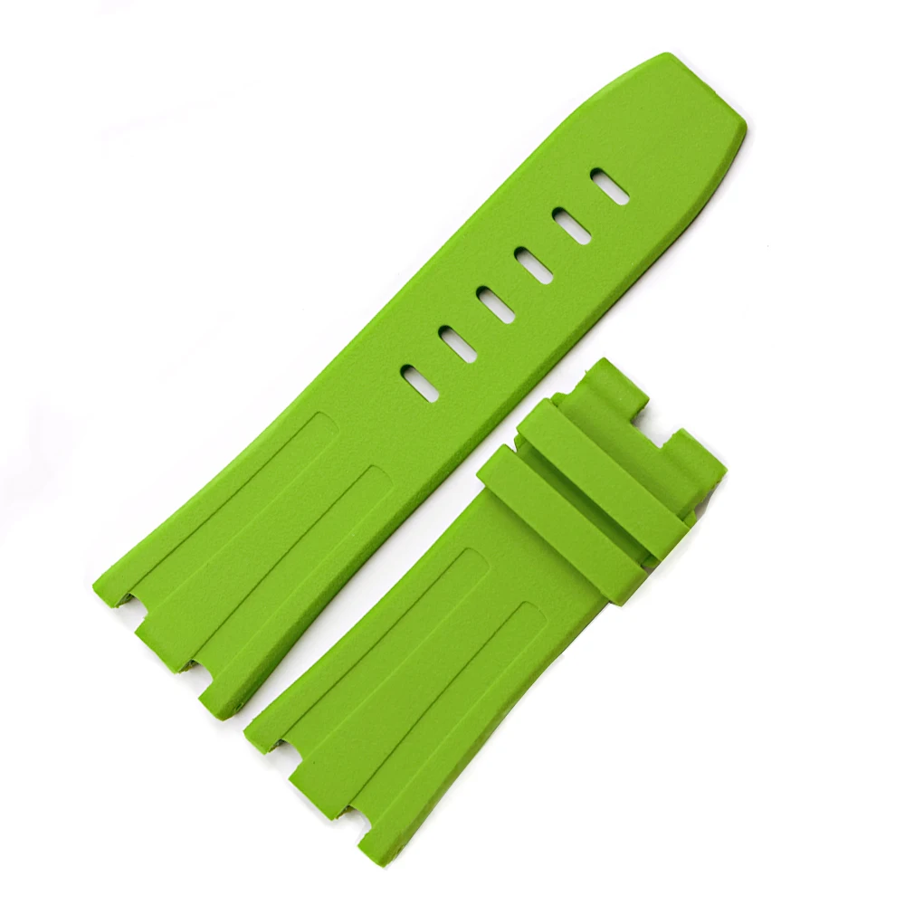 CARLYWET 28mm Wholesale Rubber Waterproof Watchbands Silicone Replacement Wrist Watch Band Strap Belt With Pin Buckle