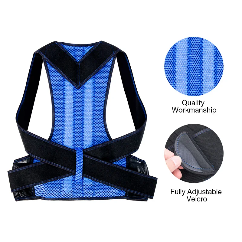 Бандаж поддерживающий пояс регулируемый Корректор осанки ключица Поясничный