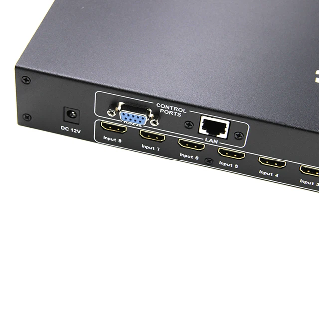

High quality 4K 8x8 HDMI KVM Matrix Video Switch with RS232
