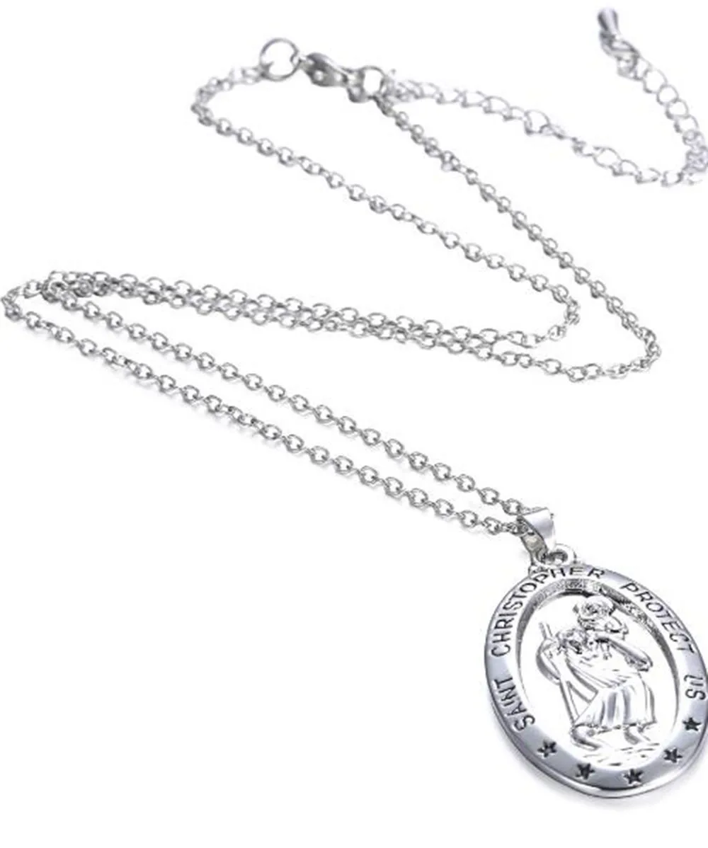 Ожерелье Святого Кристофера для защиты США|Ожерелья с подвеской| |