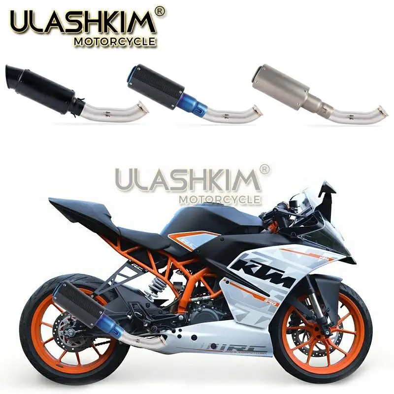 Полный глушитель выхлопной трубы мотоцикла системы средней Слипоны для KTM DUKE 390 250