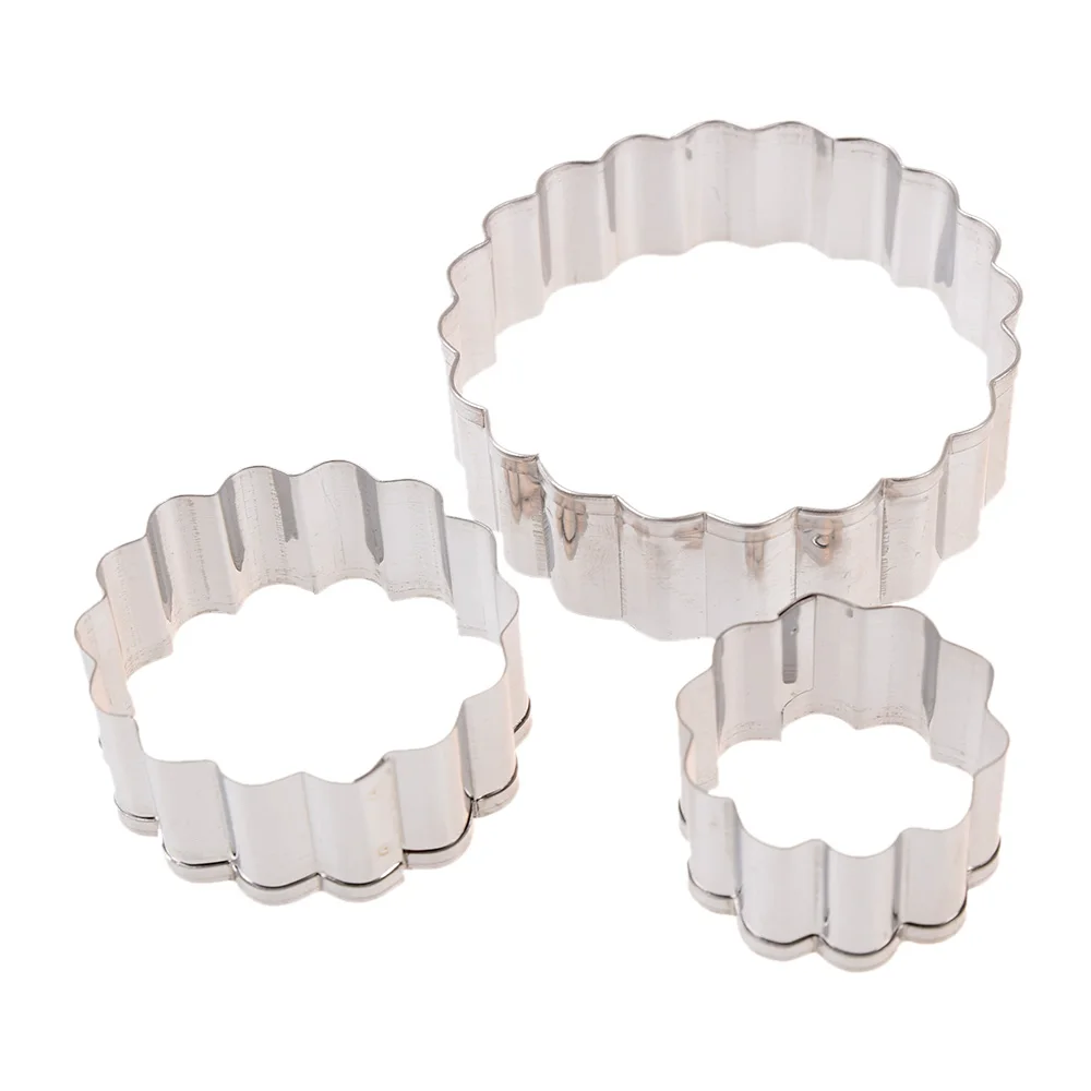 3 шт./компл. цветок формы для печенья Нержавеющая сталь гвоздики украшения