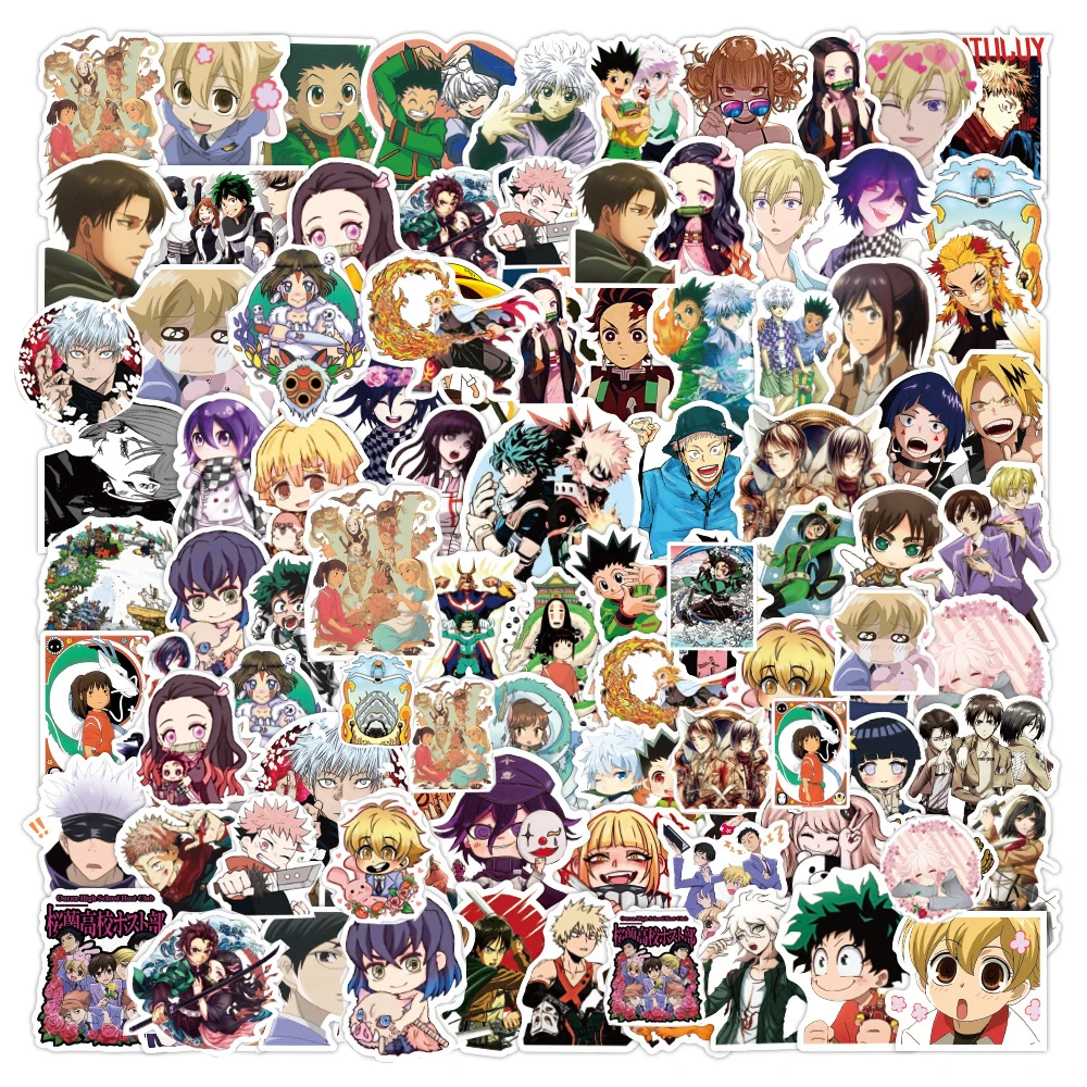10/50/100 шт HUNTER×HUNTER демон убийца микс аниме Стикеры s эстетическое ноутбук телефон
