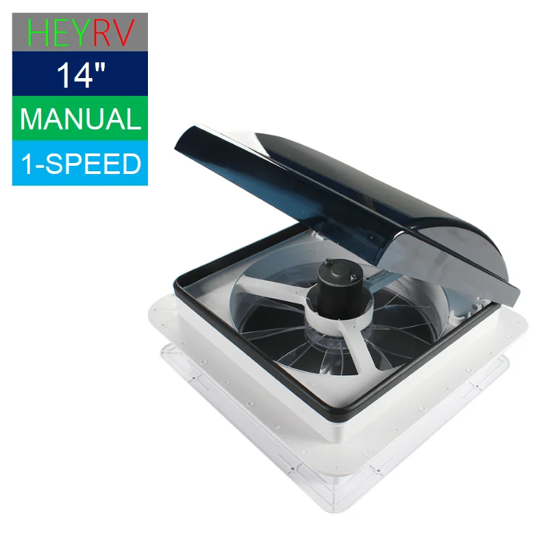 Новый вентилятор для вентиляционного отверстия HEYRV 12 В постоянного тока 14 дюймов