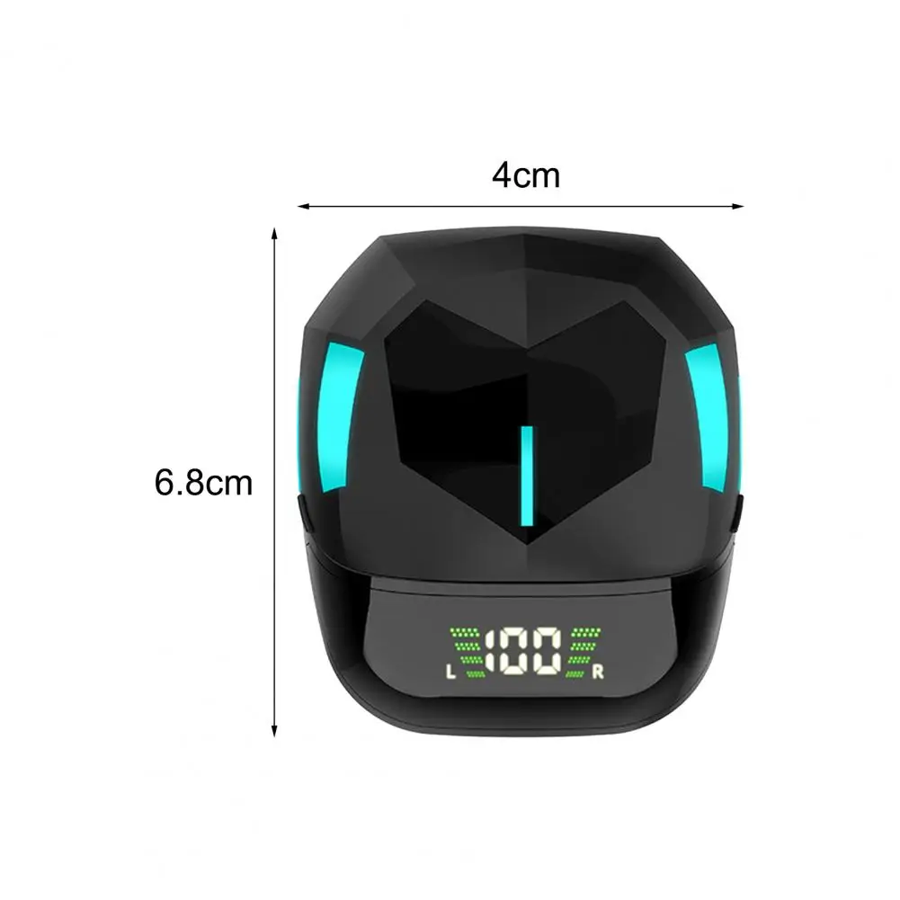 

Portable Bluetooth-compatible Earphone High Fidelity Lossless Digital Display TWS HiFi Gaming Earbud for iOS