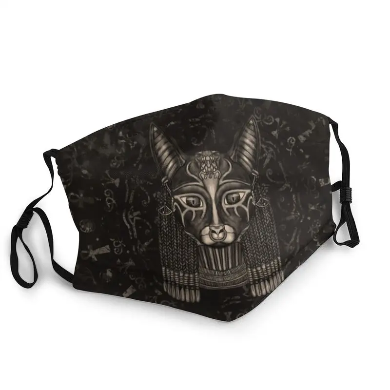 

Маска Bastet в стиле египетской богини, многоразовая, защита от пыли и сепии