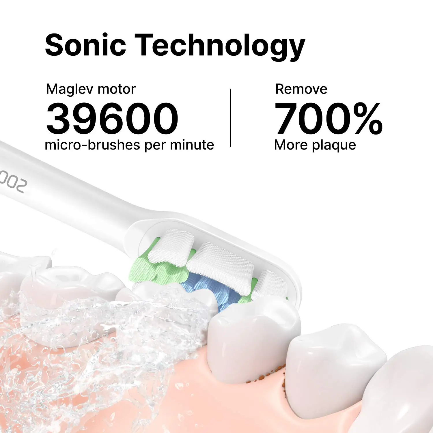 SOOCAS X3U звуковая электрическая зубная щетка IPX7 Водонепроницаемая 4 режима USB