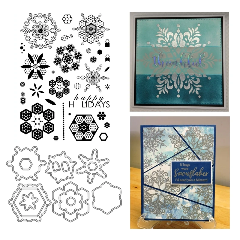 Новинка 2020 многослойные металлические штампы и прозрачные для скрапбукинга
