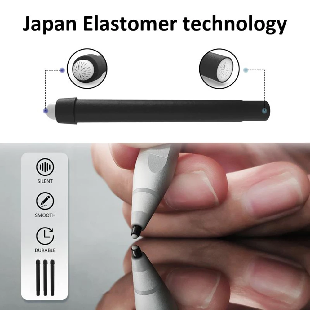 4 шт. сменные наконечники для сенсорного пера Microsoft Surface Pro 5 6 7 x go