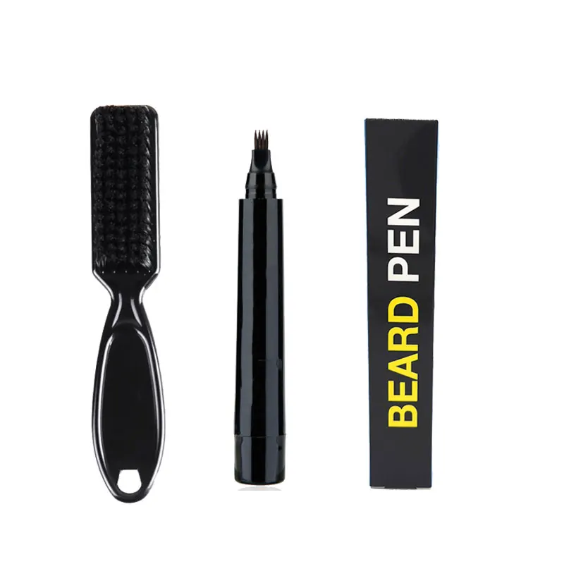 

Beard Pencil Filler Kit Waterproof Long Lasting Coverage Naturally Beard Moustache Eyebrows Micro-Fork Tip KG66