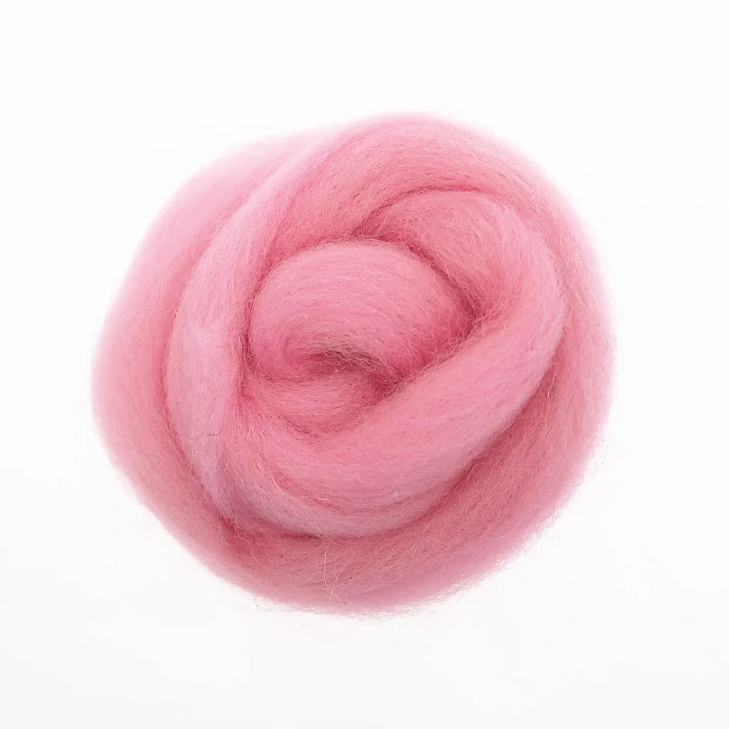 50/100 г/розовый цвет серии шерсть волокно цветок животное валяние ручной работы