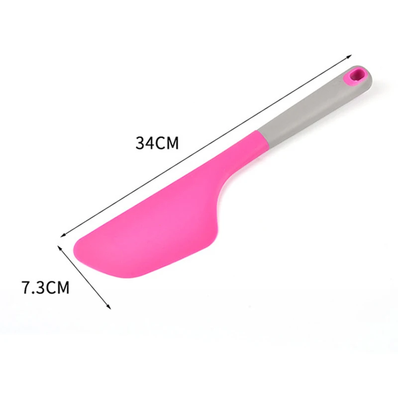 

Extra Large Silicone Cream Baking Scraper 34Cm Non Stick Butter Spatula Smoother Spreader Heat Resistant Cookie Pastry Scraper