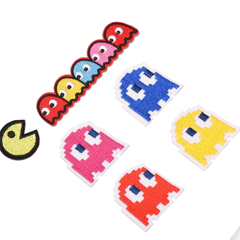 Мультяшная игра утюгом вышитые тканевые патчи для девочек мальчиков одежда