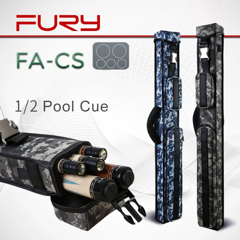 Кий для пула Fury чехол 5 отверстий высокое качество портативный и наплечный камуфляж Cue чехол профессиональные аксессуары для бильярда
