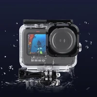 diving protective case waterproof frame for gopro hero9 max lens sports camera accessories