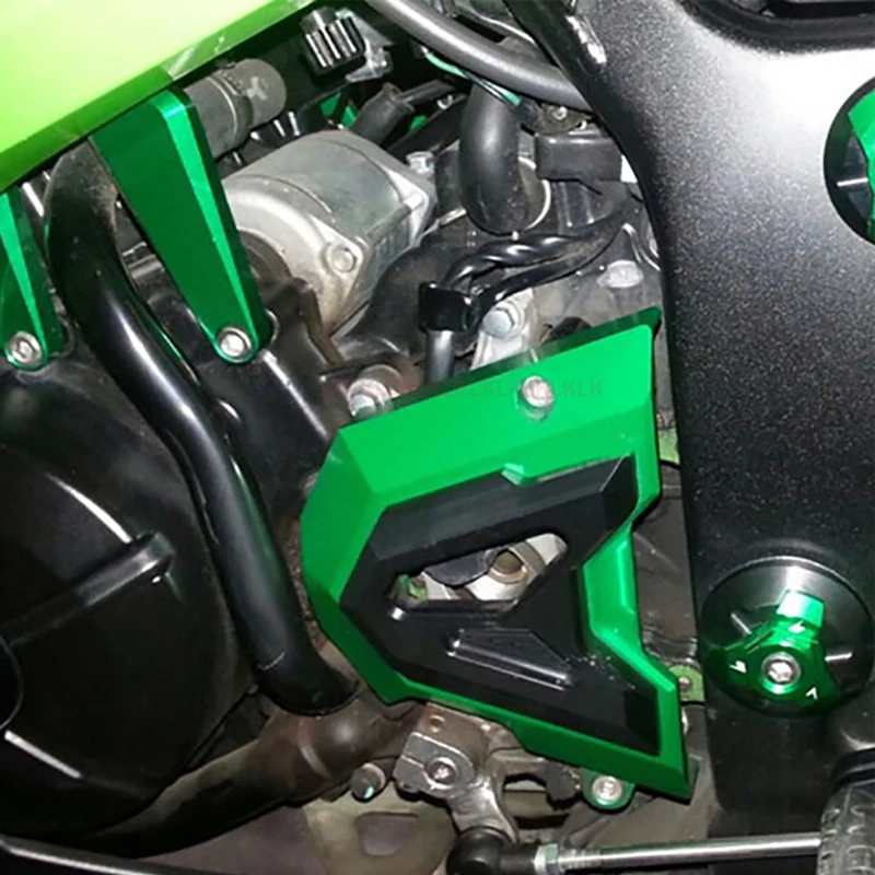 Защитный кожух для цепи и передней звездочки мотоцикла Kawasaki Ninja 250 300 250R Z250 300R Z300 2013 2014 2015 2016 CNC.