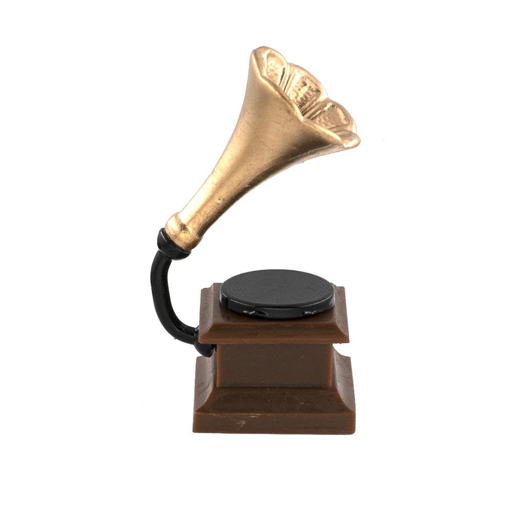 Миниатюрные аксессуары для кукольного домика 1/12 миниатюрный Ретро фонограф