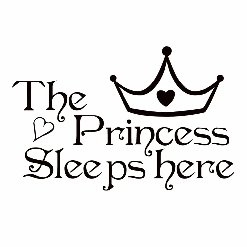 Princess Bedroom Пузырьки рыбы настенные наклейки для детской комнаты ванная комната настенная наклейка в детскую мультфильм океан животное водонепроницаемый ПВХ домашнее украшение - Цвет: Princess Bedroom
