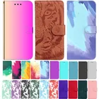 Кожаный чехол-книжка для телефона Samsung Galaxy A01 Core A02 A02S A03S A12 A42