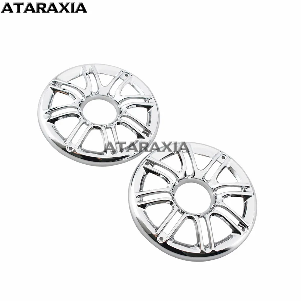 Накладка на переднюю колонку 6 дюймов хромированная 3D подходит для Harley Touring Electra