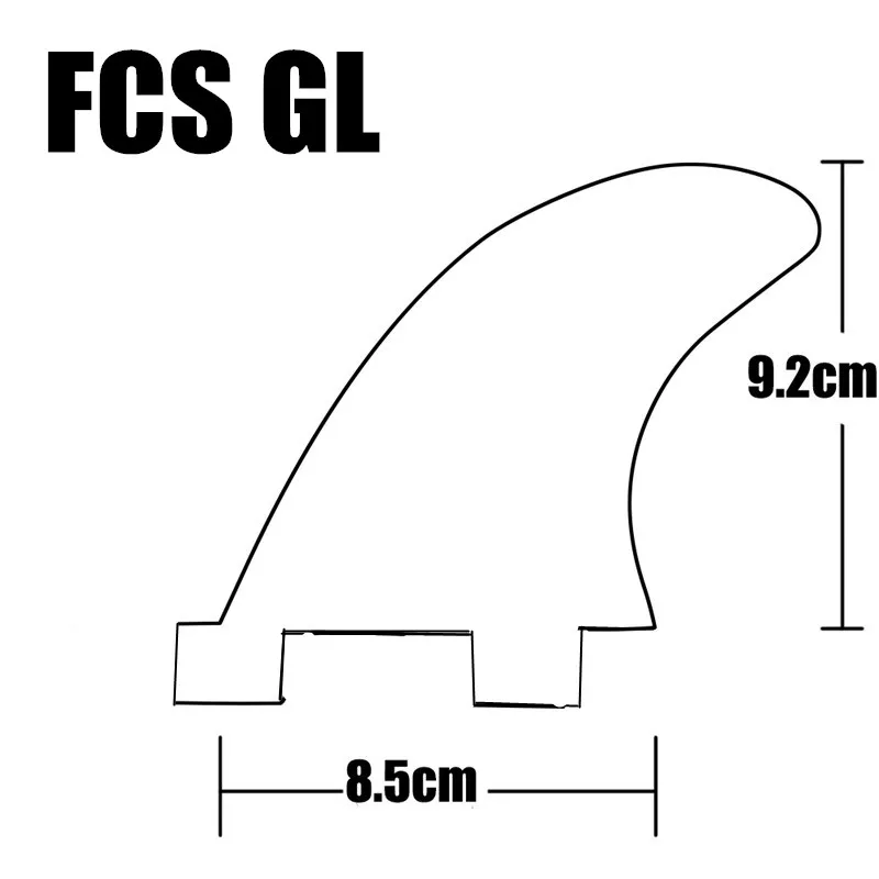 Для серфинга FCS quad плавники G5 + GL сотовые волокна синего цвета для 4 шт. в комплекте