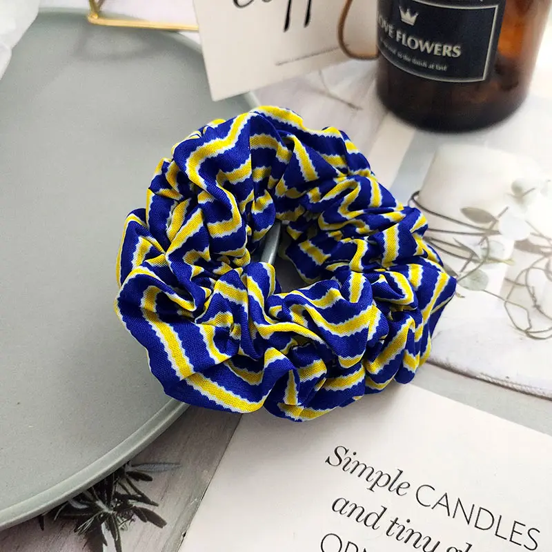 Резинки для волос JJFOUCS корейские полосатые женские мягкие атласные аксессуары