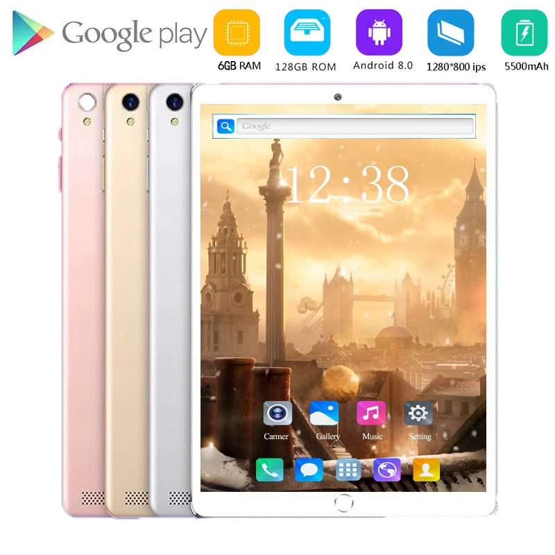 Лидер продаж 2020 планшеты с Wi Fi 10 дюймов Android 8 0 Восьмиядерный планшетный ПК 6 ГБ + 128