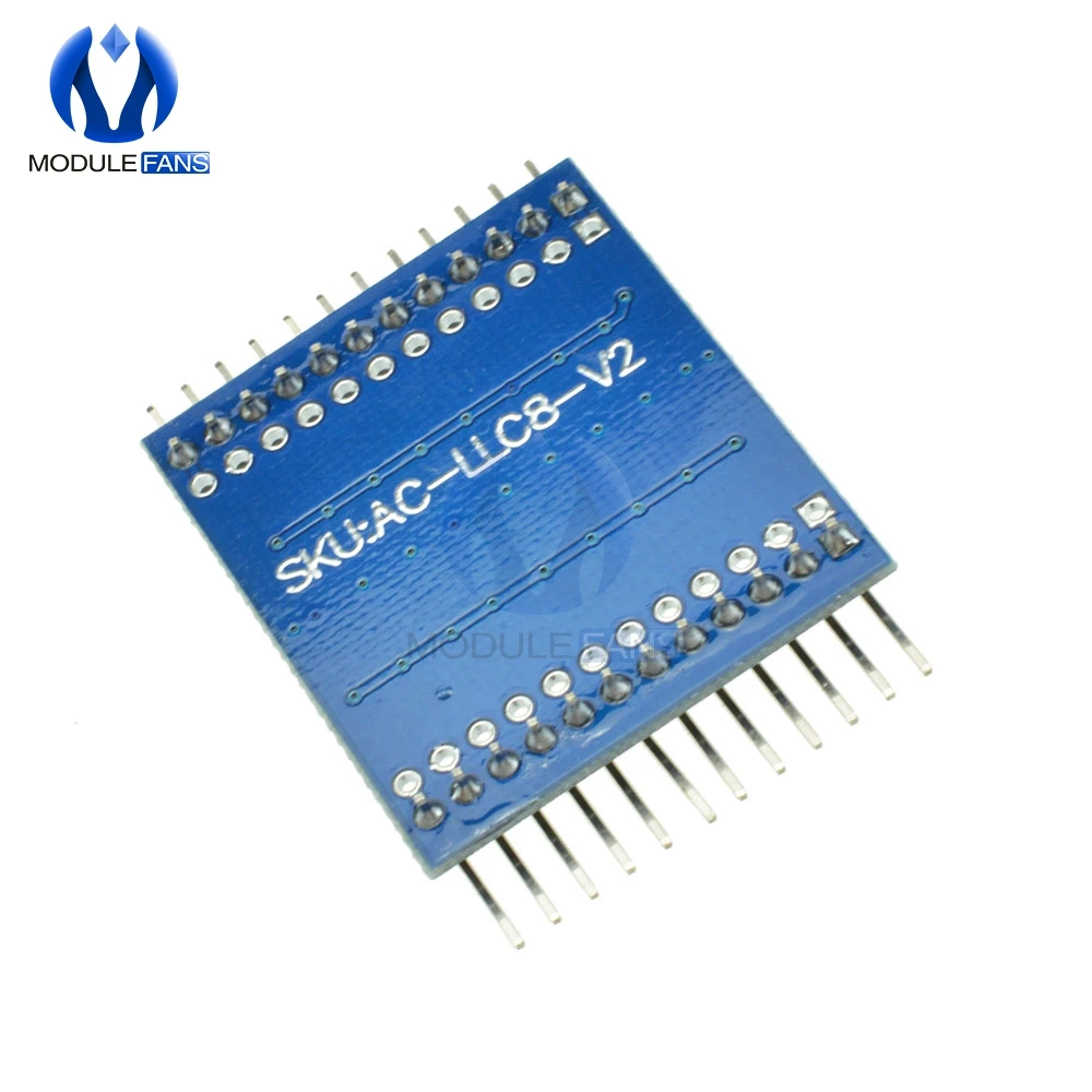 8CH 8 канальный IIC UART SPI TTL преобразователь логического уровня 5 в 3 В двунаправленная