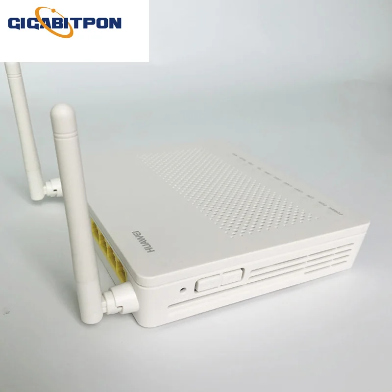 Совершенно новый модем Huawei HG8546M GPON SC UPC ONT ONU 1GH+3FE+USB+WIFI с двумя антеннами для беспроводного интерфейса и английской прошивкой.