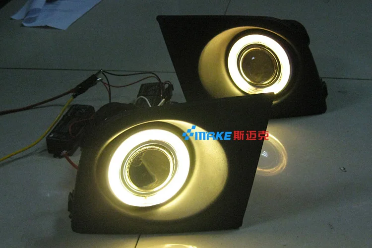 Инновационные светодиодные дневные ходовые огсветильник Eosuns Ccfl Angel Eye Drl +