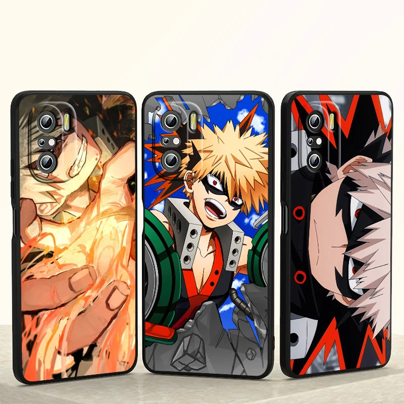 

Anime My Hero Academia For Xiaomi Redmi K40 K30i K30T K30S K30 Gaming Ultra K20 10 10X Pro 5G Black Phone Case Funda Capa