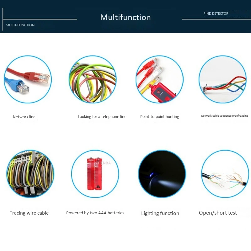 

RJ45 RJ11 Wire Tracker Telephone Ethernet LAN Network Cable Tester Testing Tool Line Finder