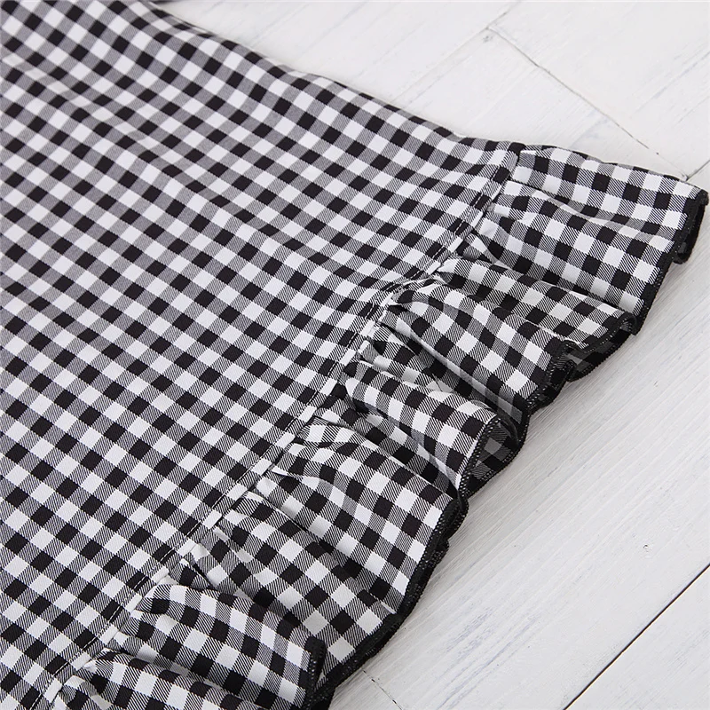 

Kids Baby Girls Fashionable Plaid Dress Long Sleeve Bow Button Dress for Party Daily Wear Children Girls Stylish 1-5Years