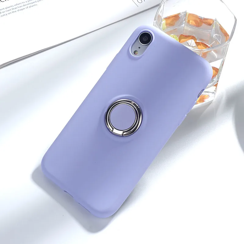 Meachy кольцо держатель цвета ТПУ чехол для huawei P30 20 Pro Lite mate Honor 10 V20 Силиконовый