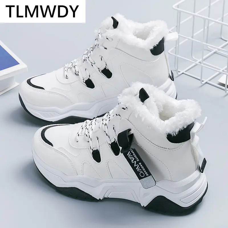 

2021 Spring Autumn Women Lace-up Casual Shoes Fashion Plus Size Women Vulcanized Shoes Walking Comfort Platform Women Sneakers