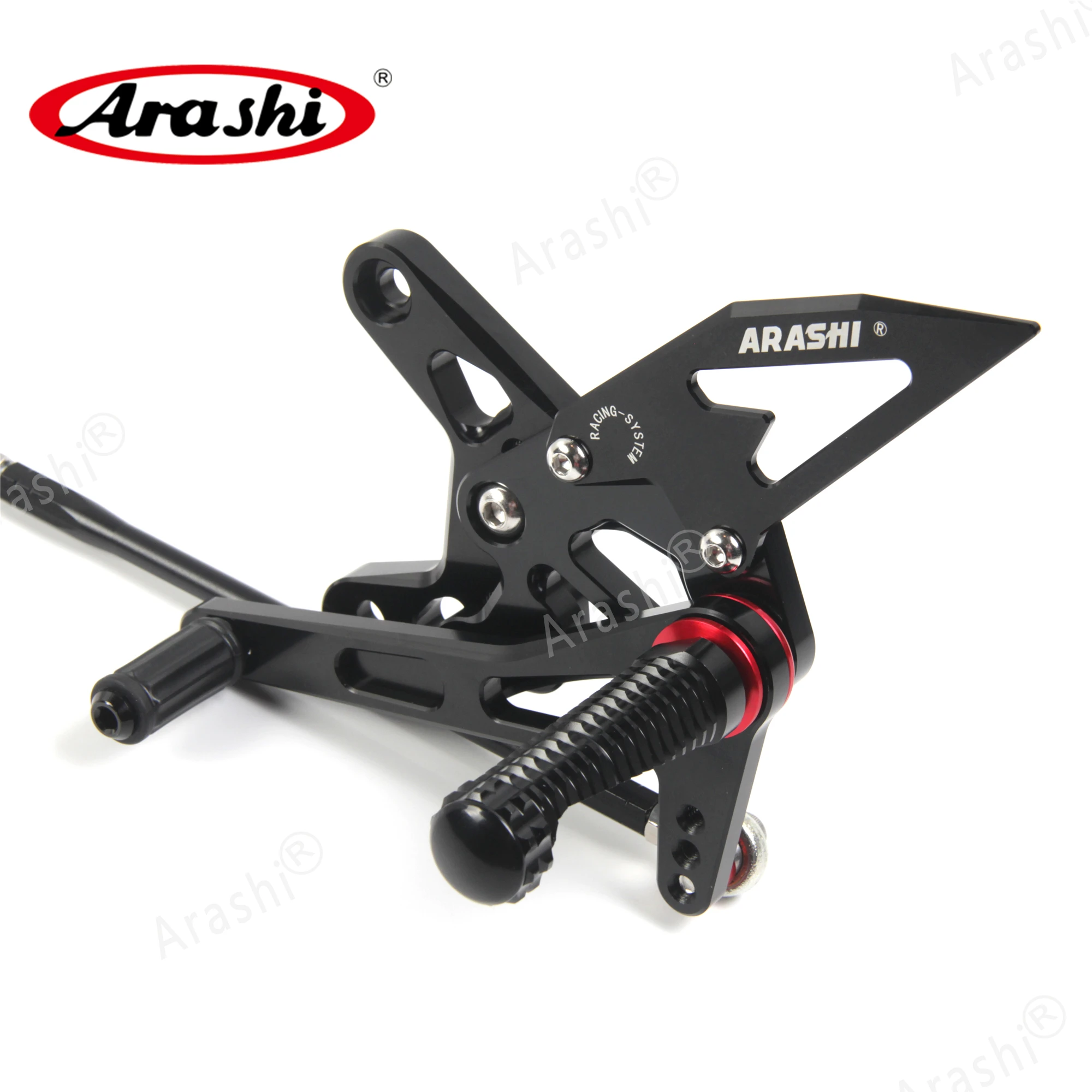 ARASHI NINJA ZX6R 2007 2008 CNC Регулируемая подставка для ног KAWASAKI ZX 6R Ninja задняя ZX636