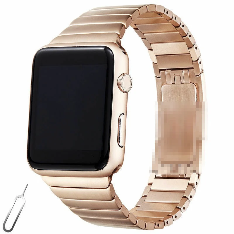 Watch Straps STRAP  The Steel Strap Is Suitable for Apple's Original Steel  Black Stainless  Bracelet Strap Amazfit