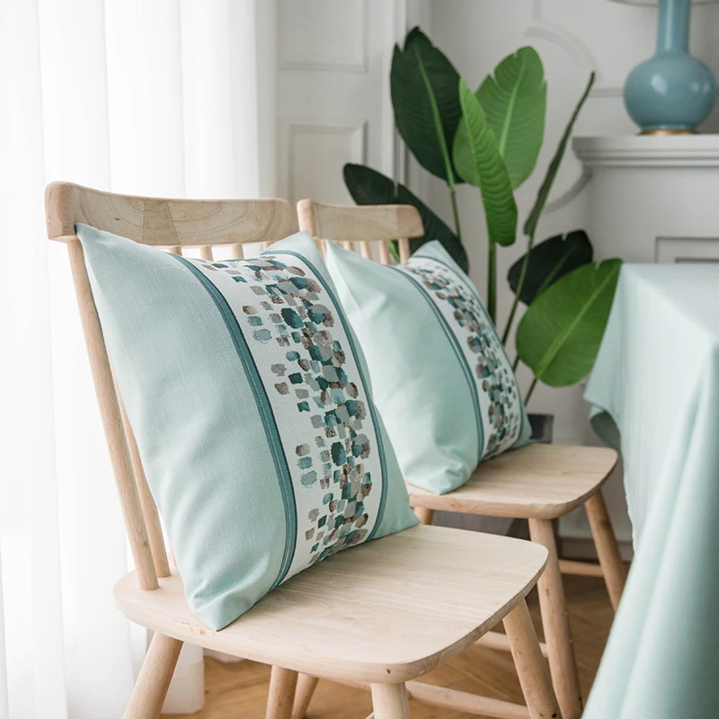 Новинка стильная Водонепроницаемая Декоративная скатерть FSISLOVER зеленая