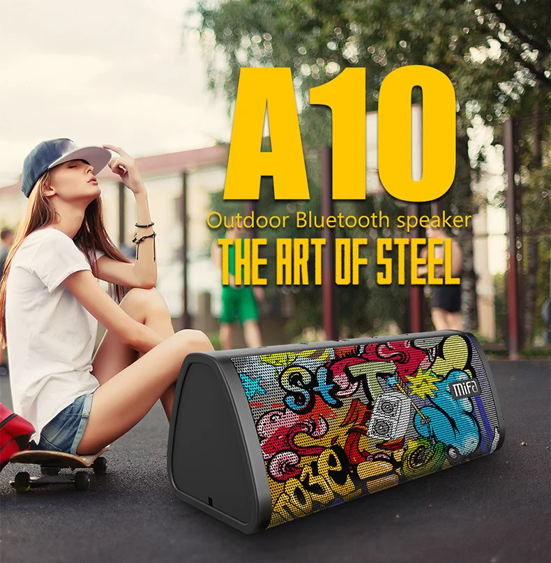 

Bluetooth speaker Portable Wireless Loudspeaker Sound System 10W stereo Music surround Waterproof Outdoor Speaker