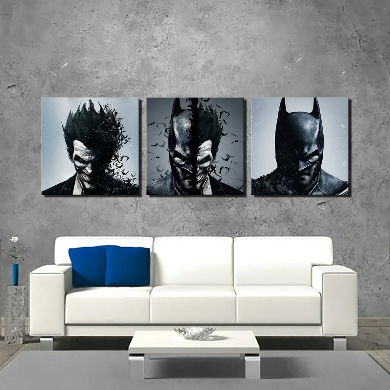 Постер из фильма Бэтмен клоун Настенная живопись на холсте украшение для сада