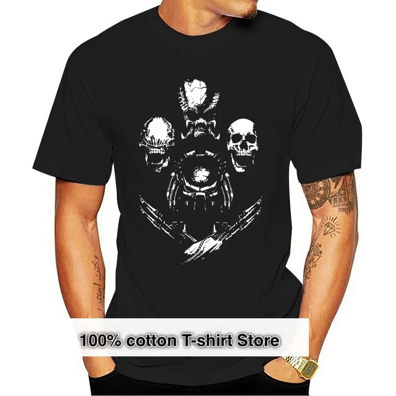 

Predator Rhapsody Mens T-Shirt Arnold Schwarzenegger Movie men t shirt