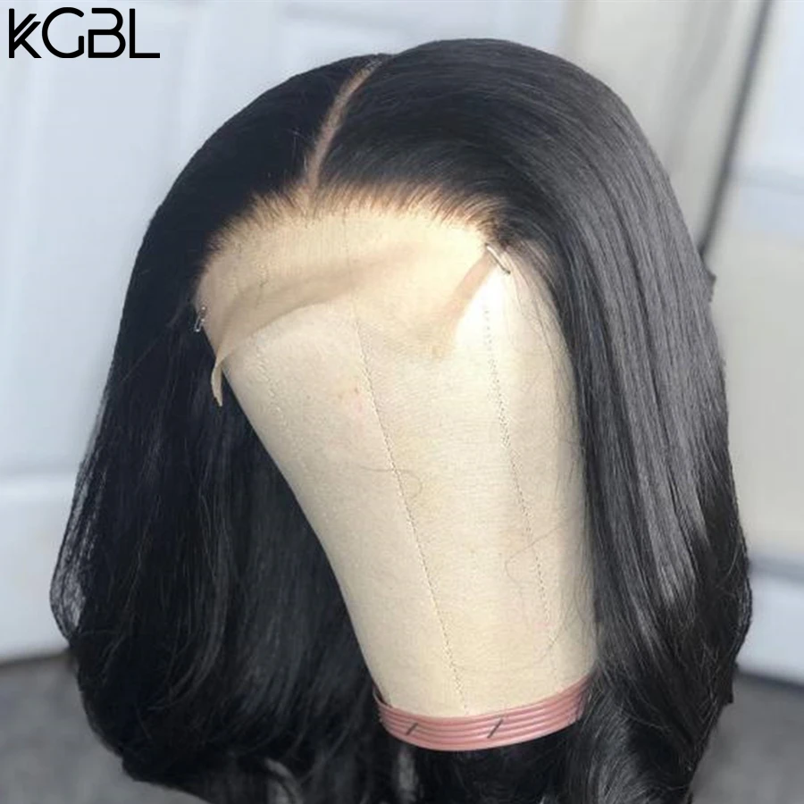 KGBL 8 ”-22” объемная волна 13*4 кружево переднее среднее соотношение не-Remy