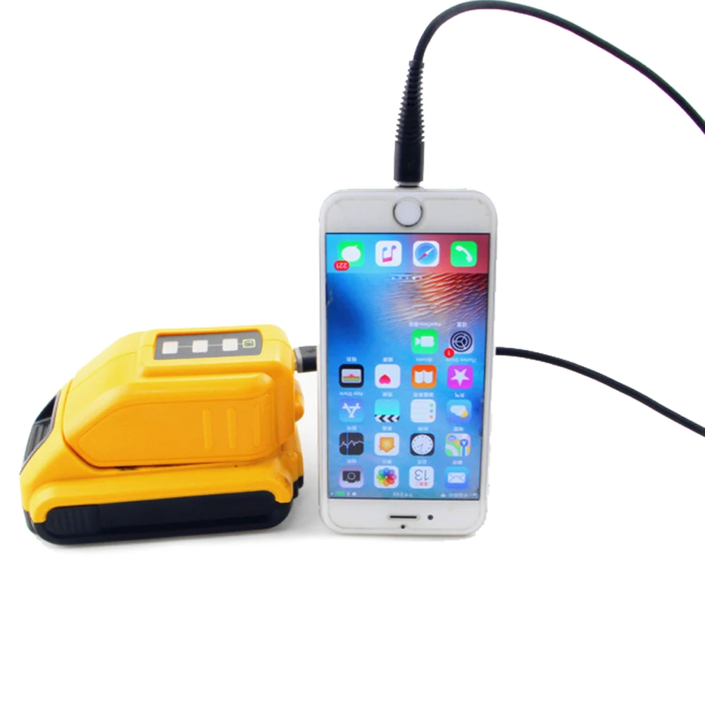 1 шт. USB зарядное устройство для телефона адаптер литий-ионная батарея Power Bank 12 В/18