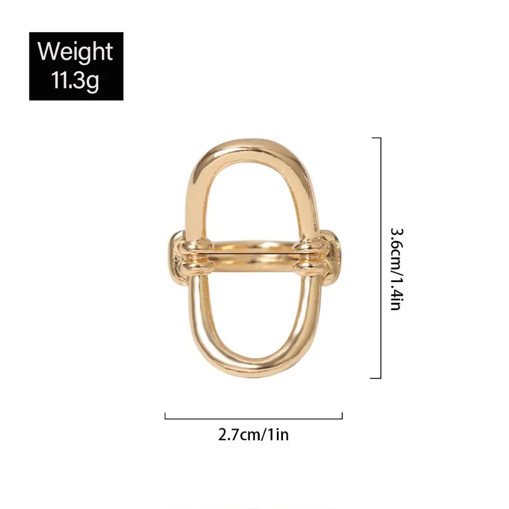 

PuRui Simple Geometric Rings for Women Punk Gothic Big Statement Finger Rings Bohemian Wedding Jewelry Trendy Accessories