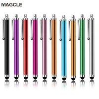 10pcsset capacitive pen colorful metal touch screen stylus pens for iphone xr xs max samsung smart phone tablet drop shipping