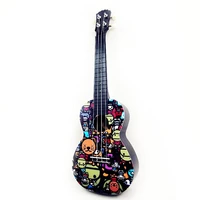 original ukulele body bariton kids barato acoustic small guitar red beginner travel sports gift guitarra entertainment zz50yl