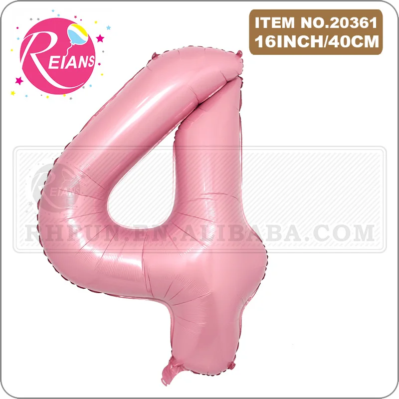 Воздушные шары из фольги в виде цифр 16 дюймов 0-9 |