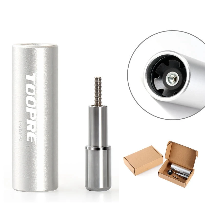 

TOOPRE 2 Set Bike Headset Remover Tool Bottom Bracket Install Removal Tool Kit with Star Nuts Gold Silver & Blue