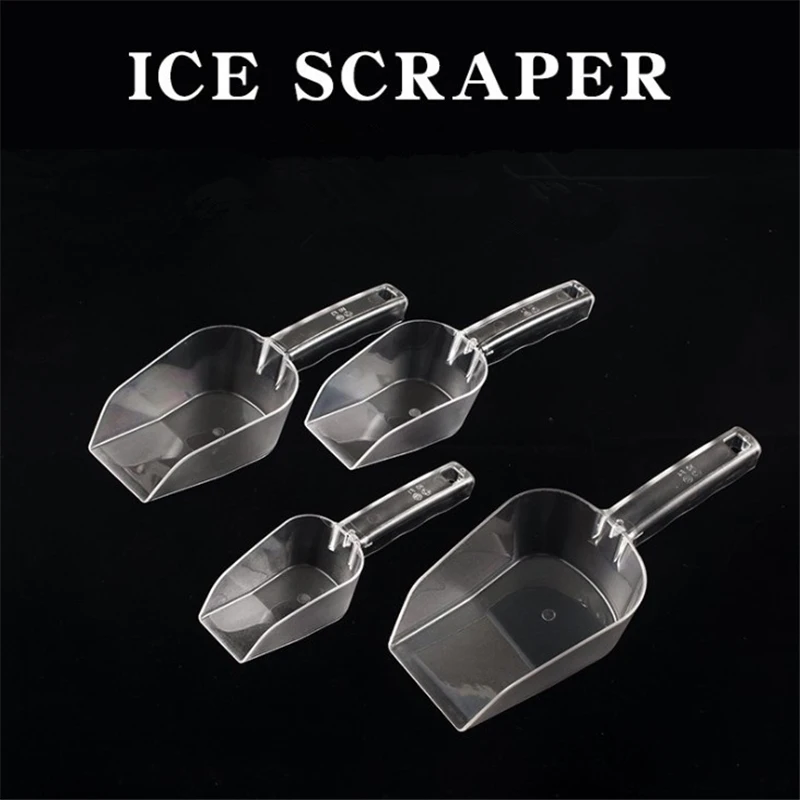 

4 Sizes Plastic Shovel Sweet Favor Candy Bar Ice Cream Buffet Spoons Wedding Party Set Home Ice Shovel Kitchen Scoop